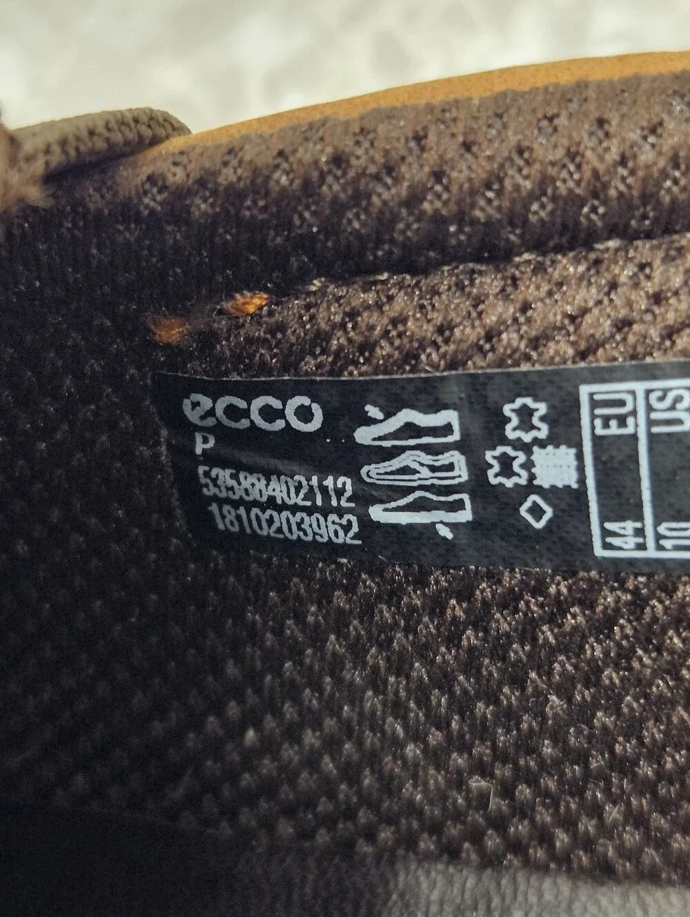 ECCO 1963 Collin Perforated Leather Slip On Shoes Mens Size: 10 Brown Comfort - Picture 13 of 14
